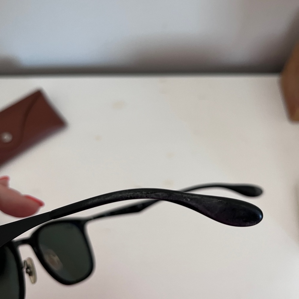 Ray-Ban Black and Green Sunglasses - Picture 4 of 6